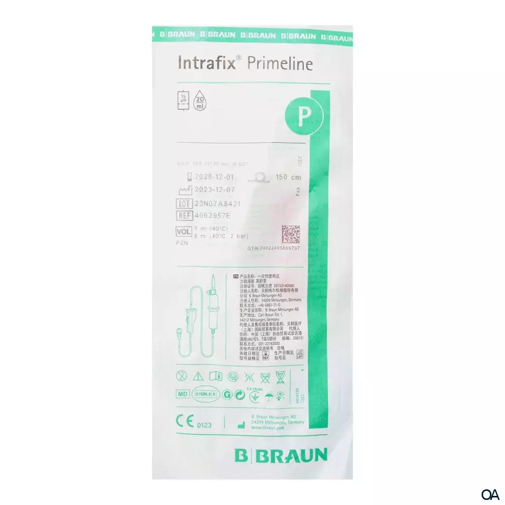 Intrafix® Primeline Classic Standard-Infusionsgeräte für Druck- und Schwerkraftinfusionen 150 cm Intrafix® Primeline Classic Standard-Infusionsgeräte für Druck- und Schwerkraftinfusionen 150 cm