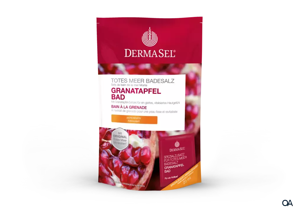 DermaSel® Totes Meer Badesalz Granatapfel Bad