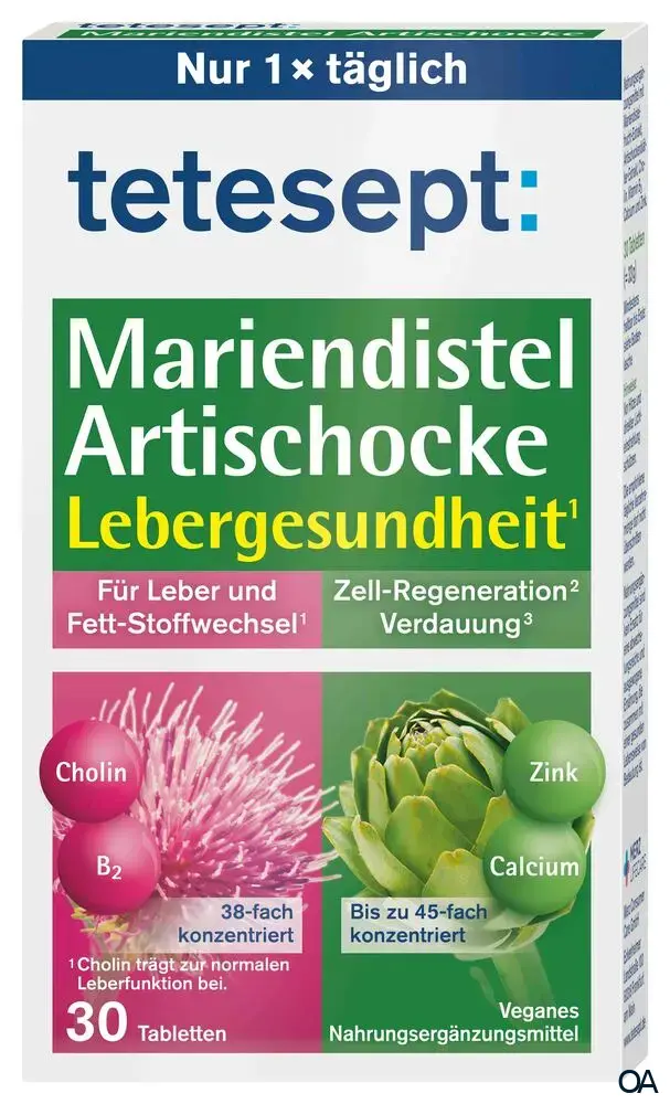 tetesept Mariendistel Artischocke Tabletten