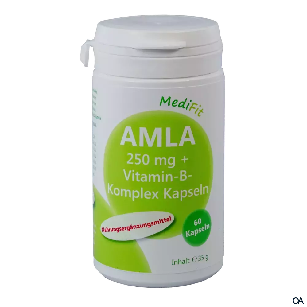 MediFit Amla 250 mg + Vitamin-B-Komplex Kapseln MediFit Amla 250 mg + Vitamin-B-Komplex Kapseln