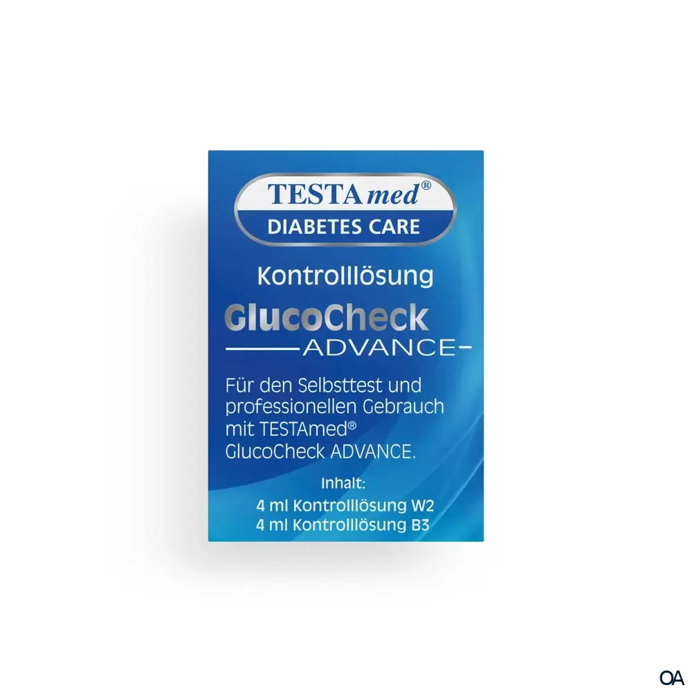 TESTAmed® DIABETES CARE GlucoCheck Advance Kontrolllösung