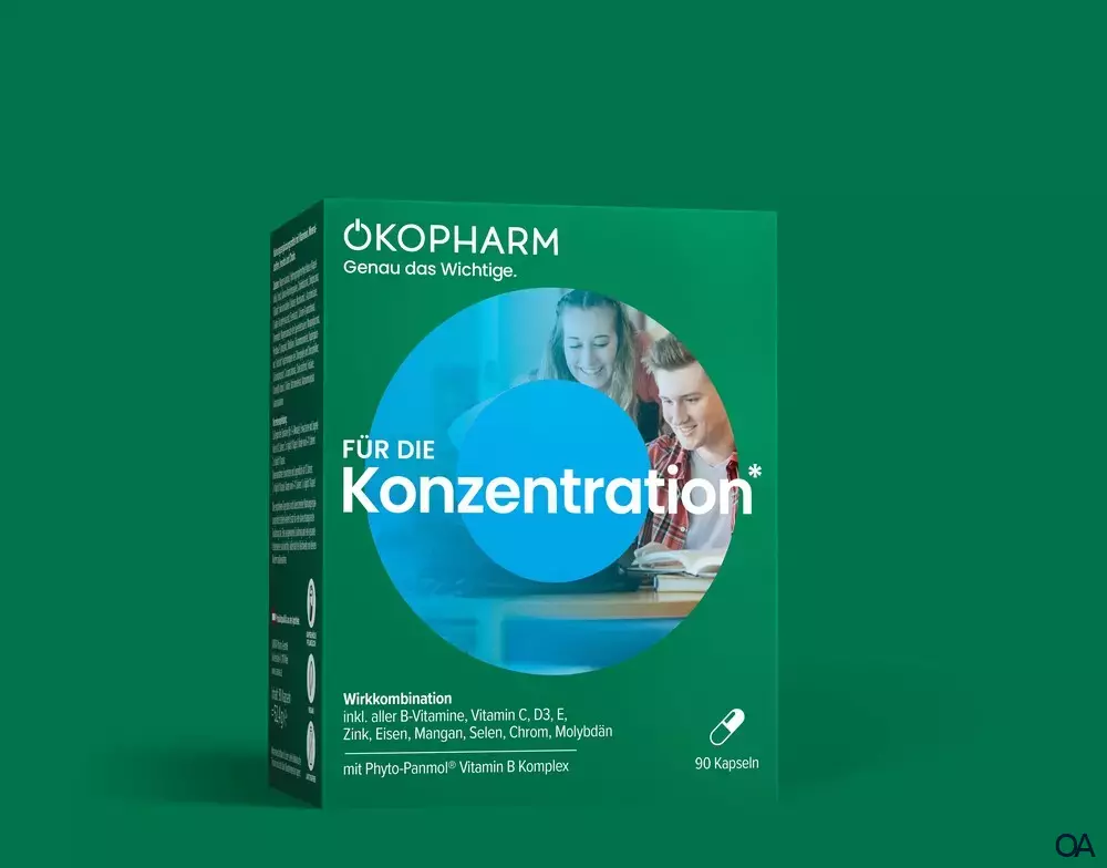 Ökopharm® Für die Konzentration* Kapseln Ökopharm® Für die Konzentration* Kapseln