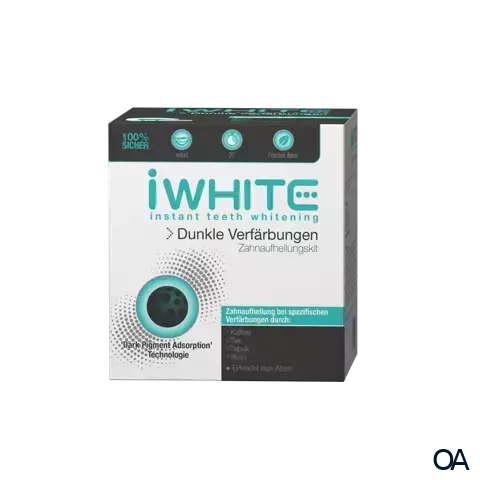 Iwhite dunkle Verfärbungen Zahnschiene Iwhite dunkle Verfärbungen Zahnschiene