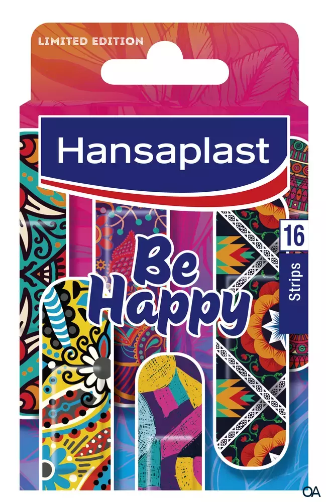 Hansaplast Limited Edition Lifestyle-Pflaster Be Happy Hansaplast Limited Edition Lifestyle-Pflaster Be Happy