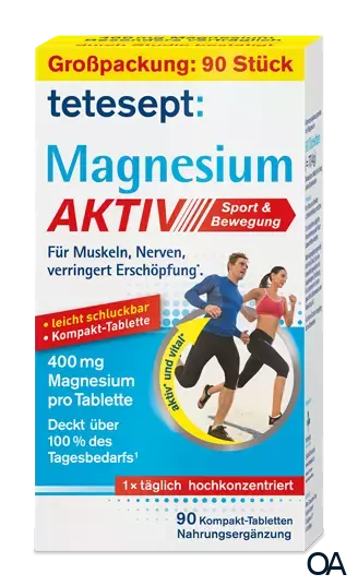 tetesept Magnesium Aktiv 400mg Tabletten tetesept Magnesium Aktiv 400mg Tabletten