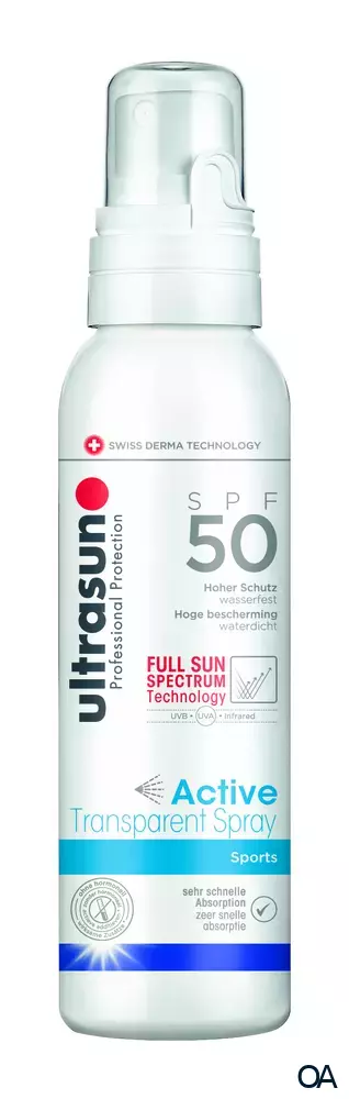 ULTRASUN Active Transparent Spray SPF50