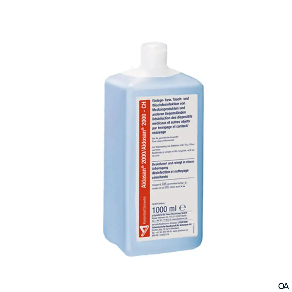 Lysoform Aldasan® 2000 Einlege- bzw. Tauch- und Wischdesinfektion von Medizinprodukten