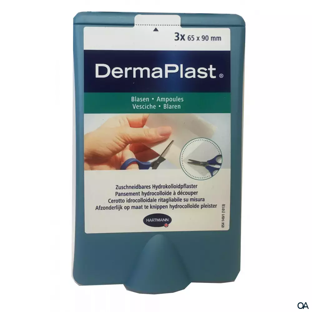 DermaPlast® Blasenpflaster zuschneidbar 65 x 90mm DermaPlast® Blasenpflaster zuschneidbar 65 x 90mm