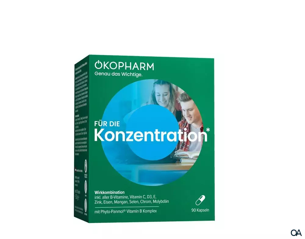 Ökopharm® Für die Konzentration* Kapseln Ökopharm® Für die Konzentration* Kapseln