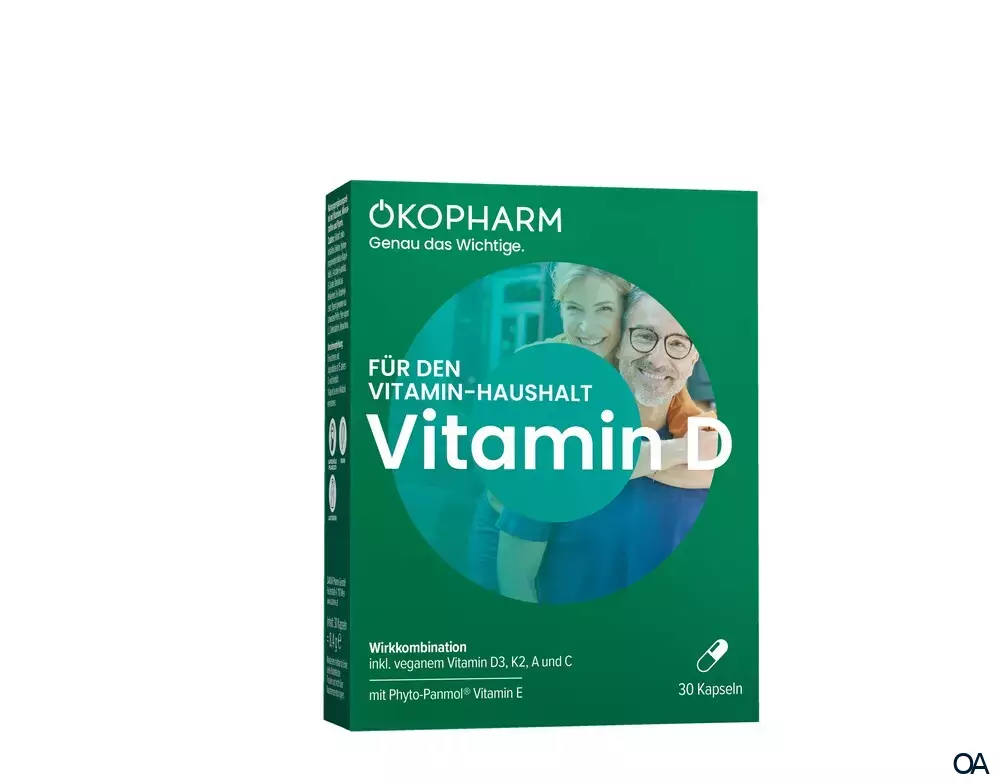 Ökopharm® Für den Vitamin-Haushalt Vitamin D Kapseln Ökopharm® Für den Vitamin-Haushalt Vitamin D Kapseln