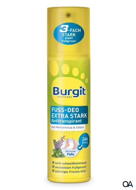 Burgit Footcare Fuß-Deo Antitranspirant Burgit Footcare Fuß-Deo Antitranspirant