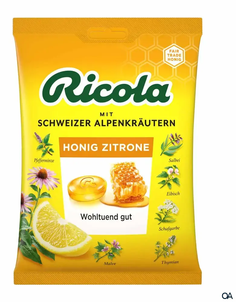 Ricola Honig Zitrone Bonbons Beutel