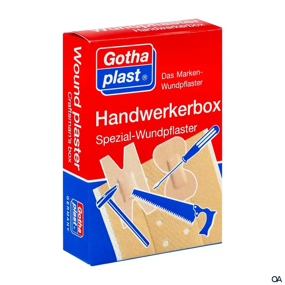 Gothaplast® Handwerkerbox Spezial-Wundpflaster, 4 Größen