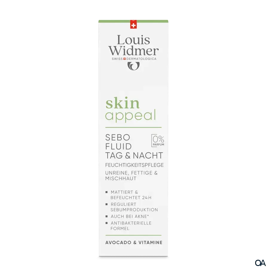 Louis Widmer skinappeal Sebo Fluid Tag & Nacht ohne Parfum Louis Widmer skinappeal Sebo Fluid Tag & Nacht ohne Parfum