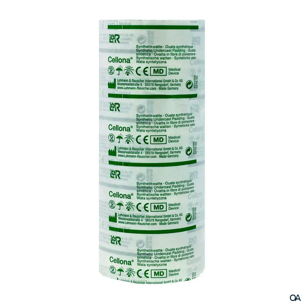 Cellona® Synthetikwatte unsteril, 6 cm x 3 m Cellona® Synthetikwatte unsteril, 6 cm x 3 m