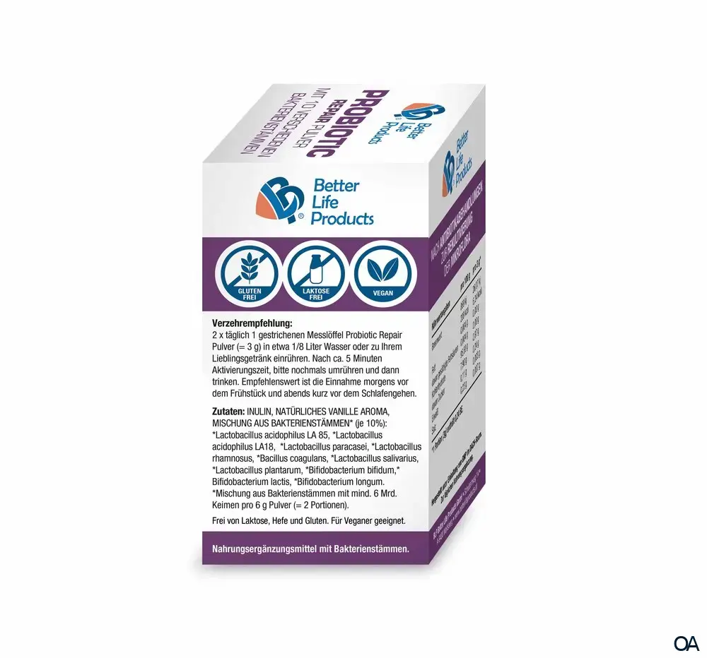 Better Life Products® Probiotic Repair Pulver Better Life Products® Probiotic Repair Pulver