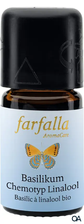 Farfalla Basilikum Chemotyp Linalool bio Grand Cru, ätherisches Öl