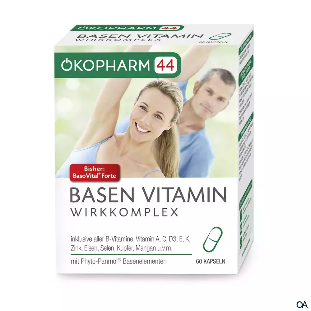 Ökopharm® Für den Basen-Haushalt mit Vitaminen Kapseln Ökopharm® Für den Basen-Haushalt mit Vitaminen Kapseln