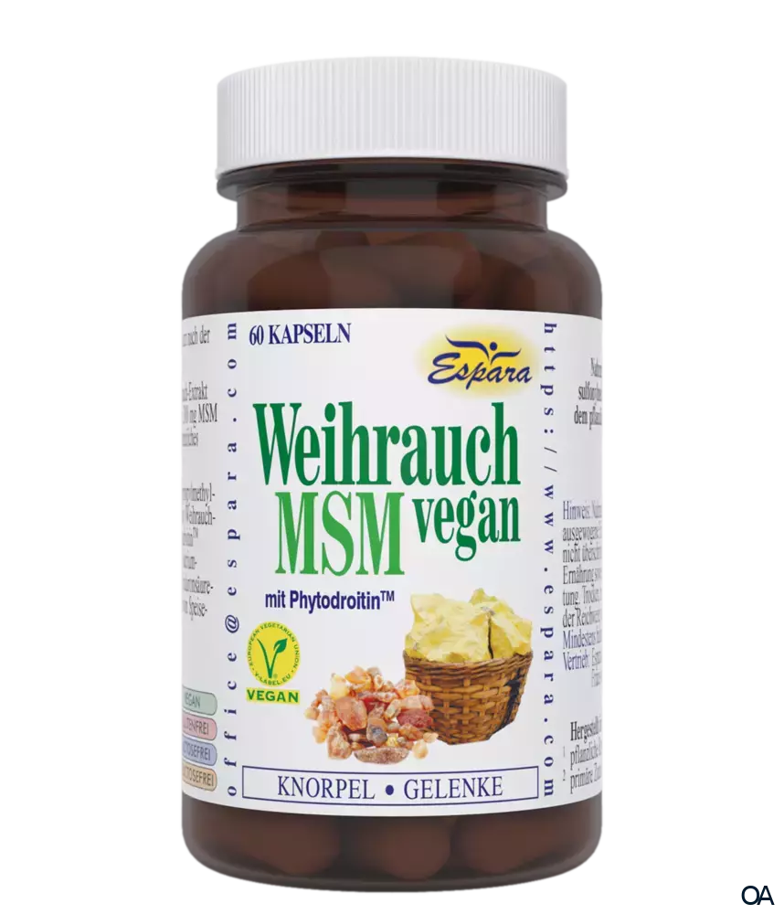 Espara Weihrauch MSM vegan Kapseln Espara Weihrauch MSM vegan Kapseln