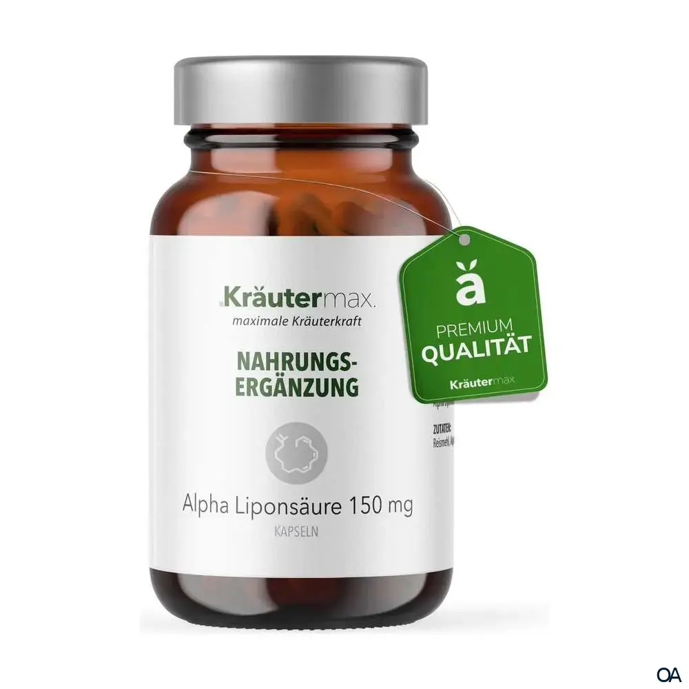 Kräutermax Alpha Liponsäure 150 mg Kapseln