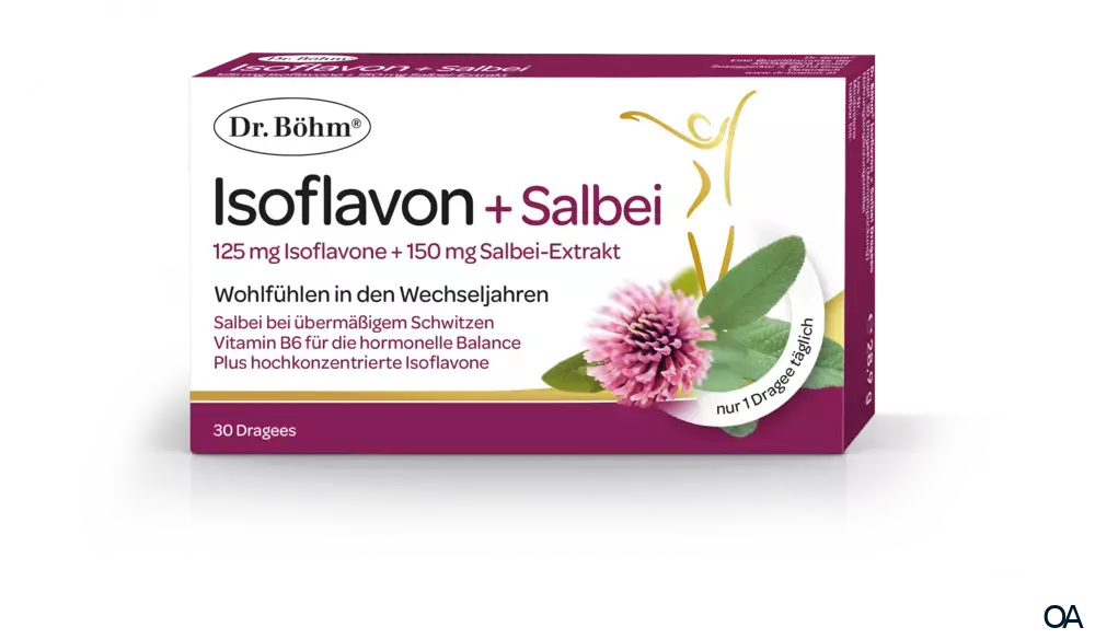 Dr. Böhm® Isoflavon + Salbei Dragees Dr. Böhm® Isoflavon + Salbei Dragees