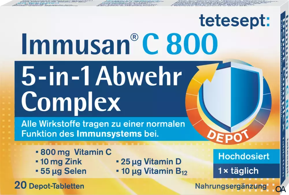 tetesept Immusan C 800 5 in 1 Abwehr Complex Tabletten tetesept Immusan C 800 5 in 1 Abwehr Complex Tabletten