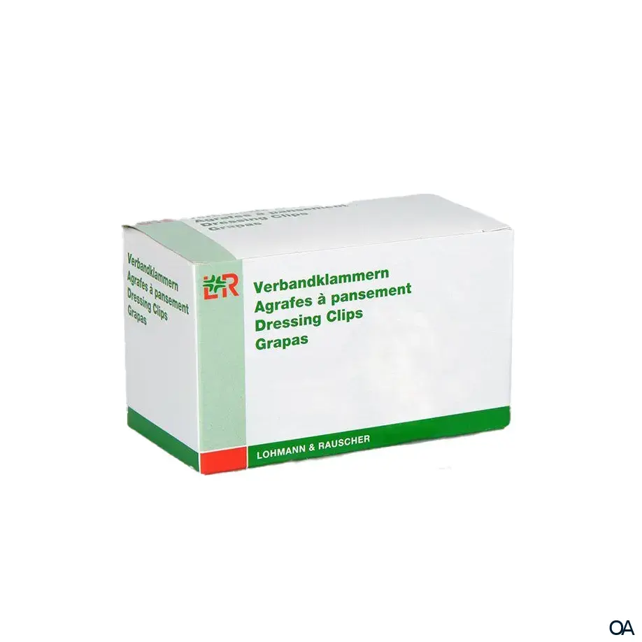 Lohmann & Rauscher Verbandklammern Weroclip weiß Lohmann & Rauscher Verbandklammern Weroclip weiß