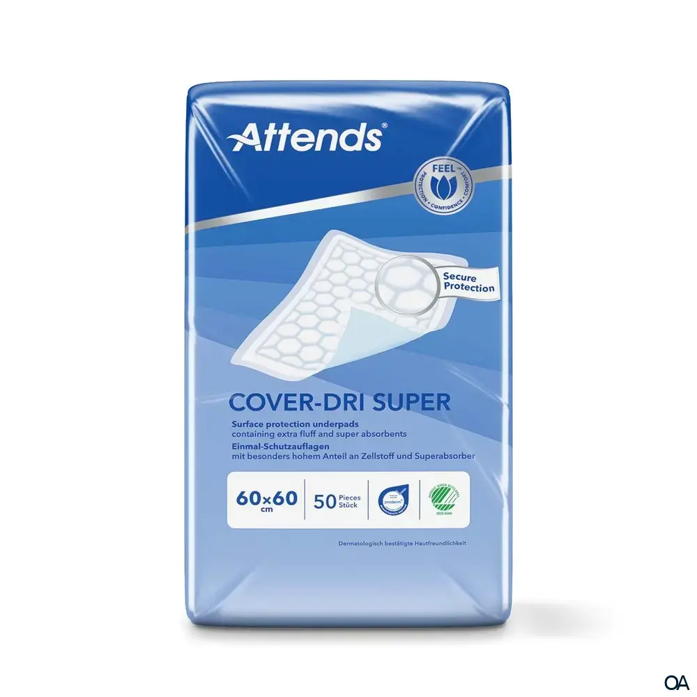 Attends Cover-Dri Plus Einmal-Schutzauflagen 60 x 60 cm