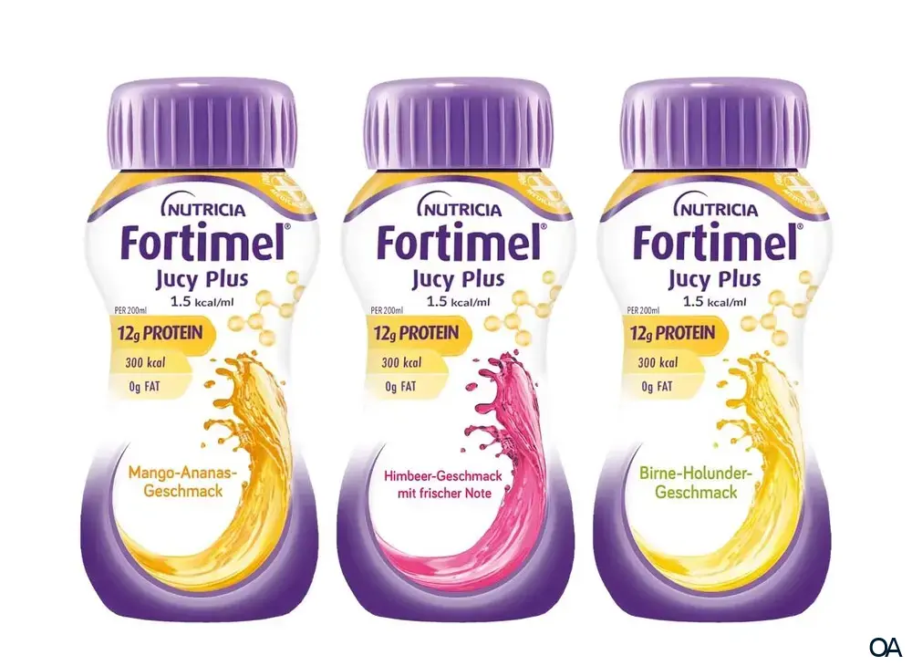 Nutricia Fortimel Jucy Plus Mischkarton 200 ml Nutricia Fortimel Jucy Plus Mischkarton 200 ml