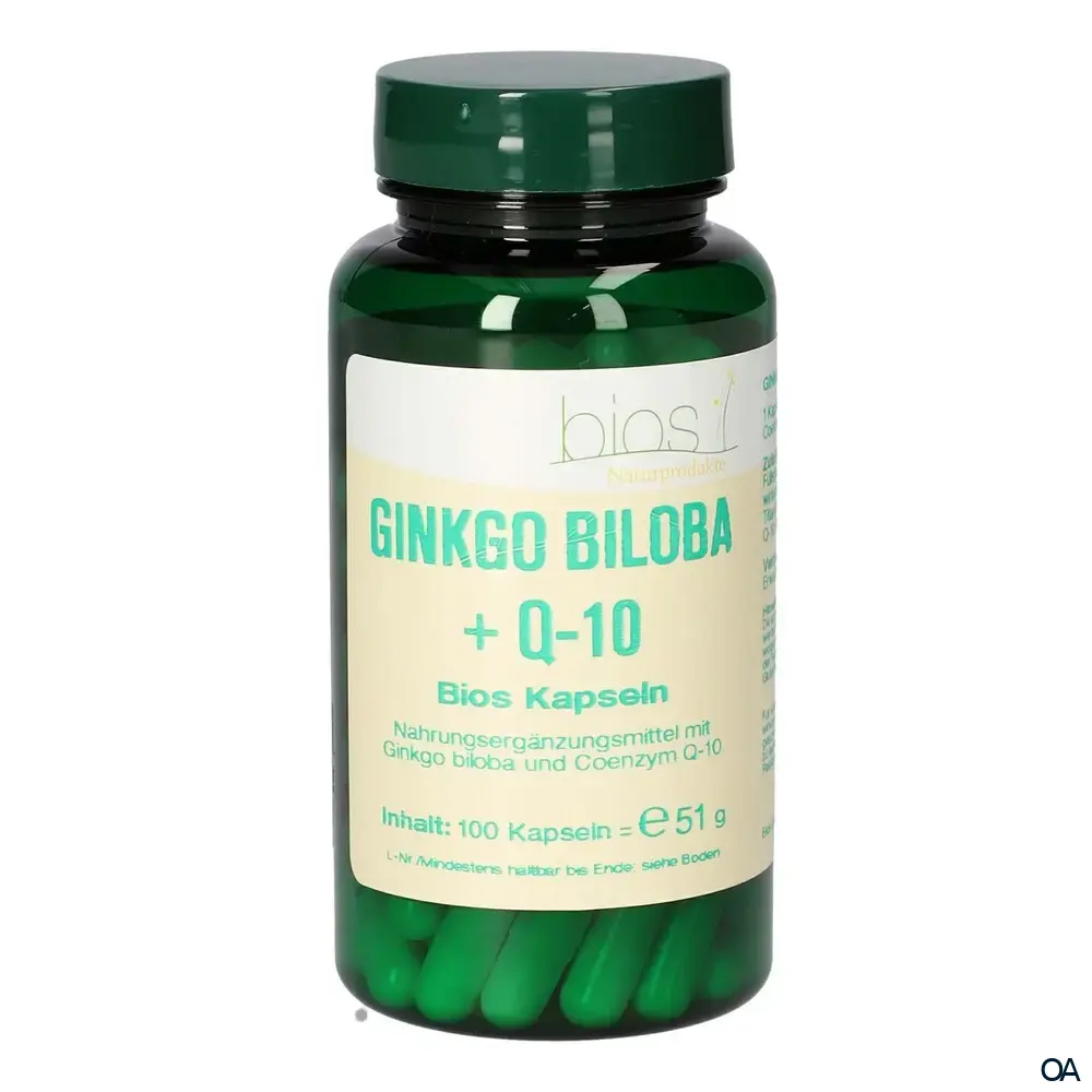 Bios Ginkgo Biloba + Q10 Kapseln