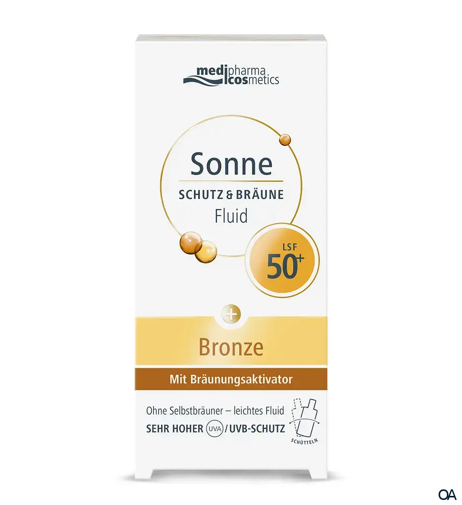 medipharma cosmetics Sonne Sonne Schutz & Bräune Fluid LSF 50+