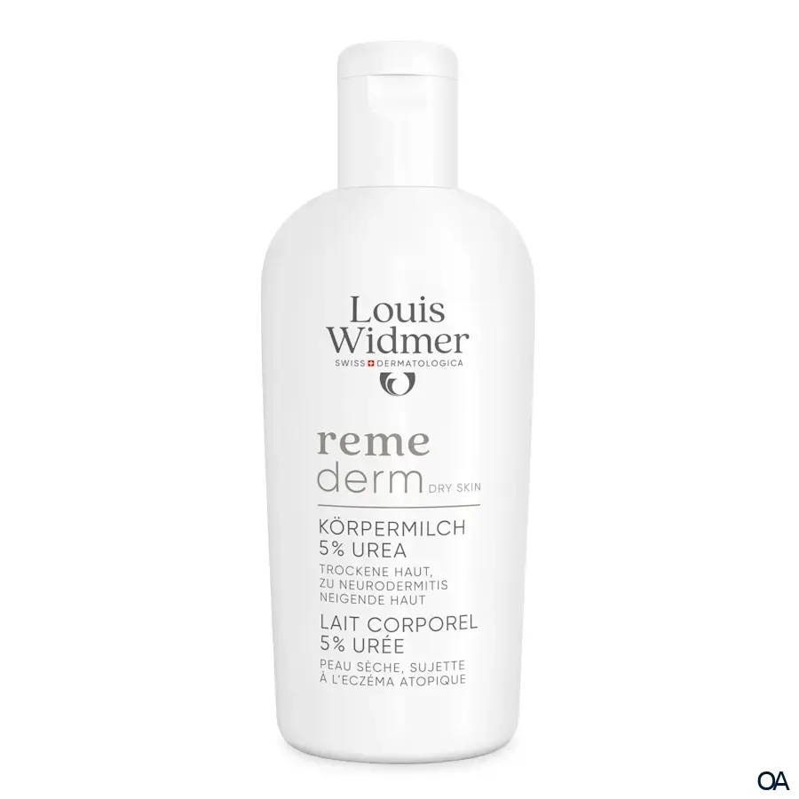 Louis Widmer Remederm Dry Skin Körpermilch 5 % Urea - leicht parfümiert Louis Widmer Remederm Dry Skin Körpermilch 5 % Urea - leicht parfümiert