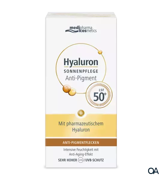 medipharma cosmetics Hyaluron Sonnenpflege Anti-Pigment LSF 50+ medipharma cosmetics Hyaluron Sonnenpflege Anti-Pigment LSF 50+