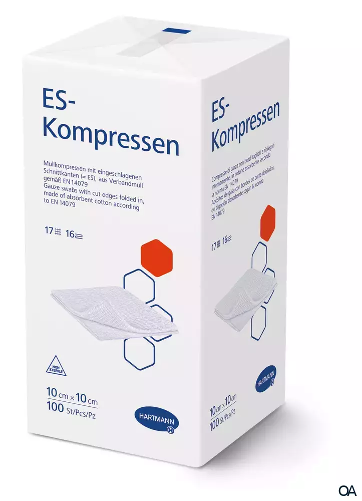 ES-Kompressen 16fach, unsteril, 10 x 10 cm
