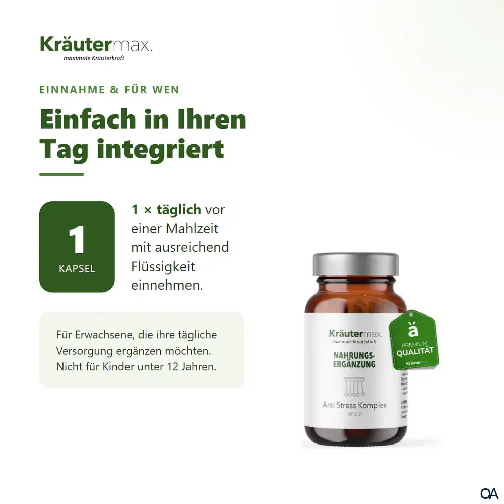 Kräutermax Antistress Kapseln