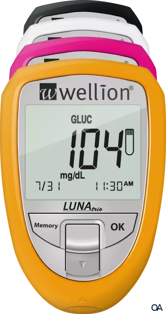 Wellion® LUNA Trio Gelb Wellion® LUNA Trio Gelb