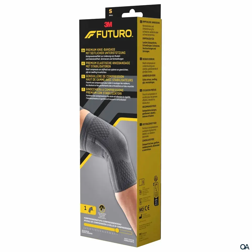 FUTURO™ Premium Knie-Bandage mit seitlicher Unterstützung - Small