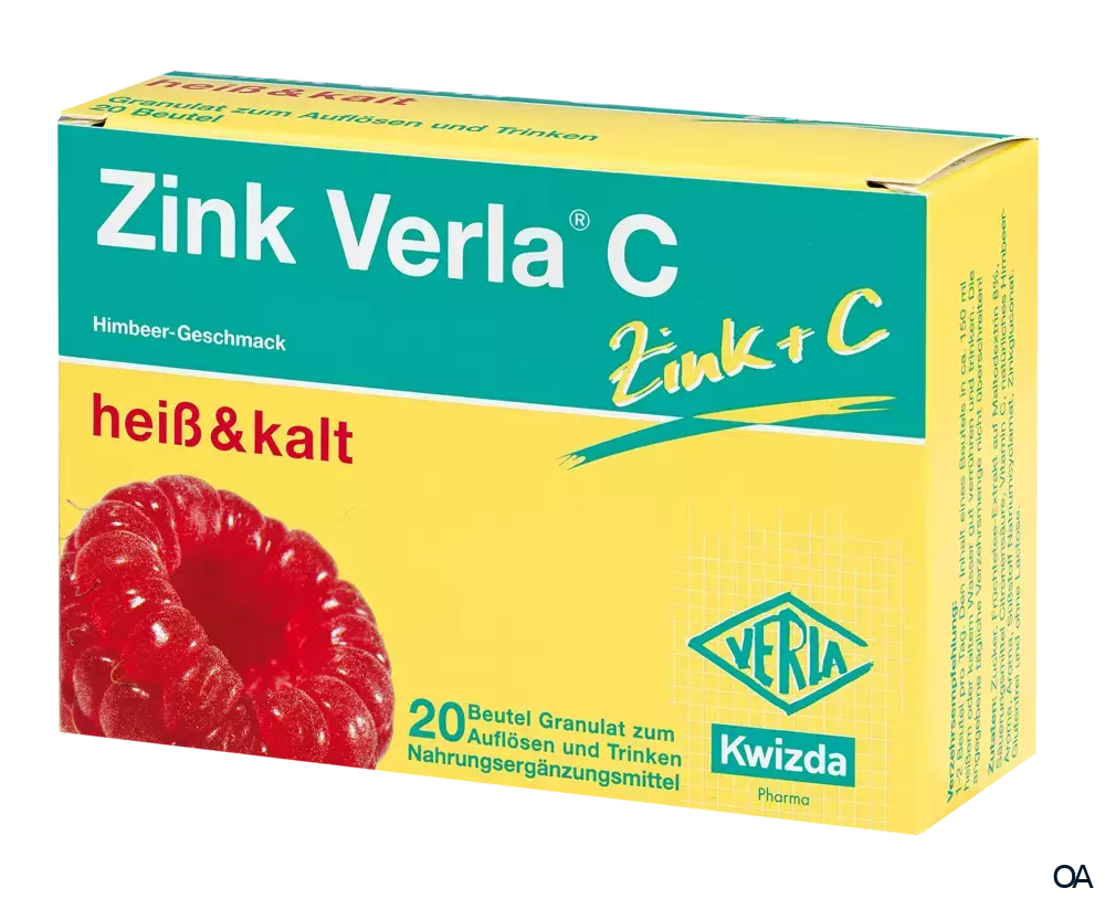 ZINK VERLA® C 5 mg Granulat Himbeer ZINK VERLA® C 5 mg Granulat Himbeer