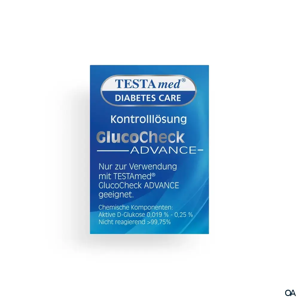 TESTAmed® DIABETES CARE GlucoCheck Advance Kontrolllösung