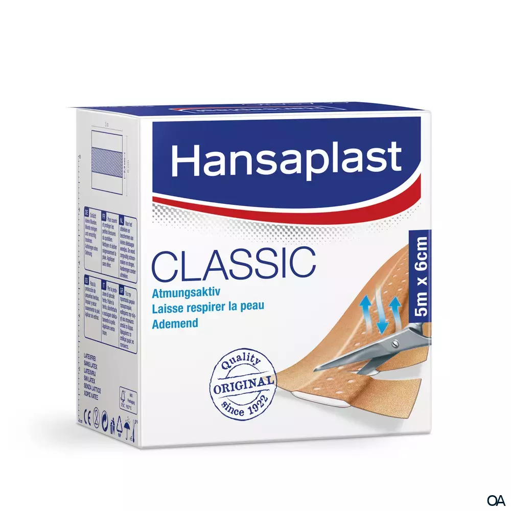 Hansaplast Classic Pflaster Großpackung 5m x 6cm