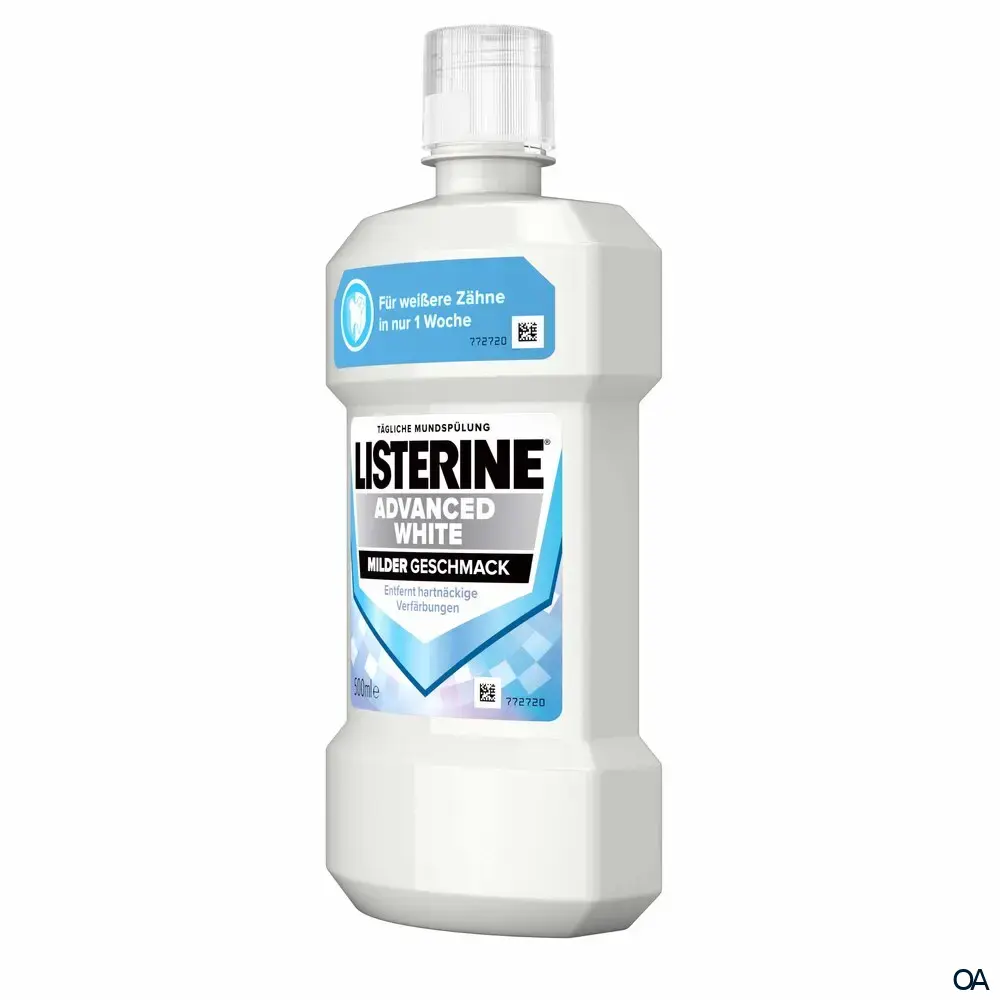 Listerine Mundspülung Advanced White Milder Geschmack