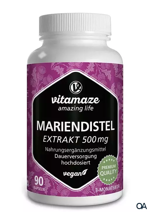Vitamaze Mariendistel Extrakt 500 mg Kapseln Vitamaze Mariendistel Extrakt 500 mg Kapseln
