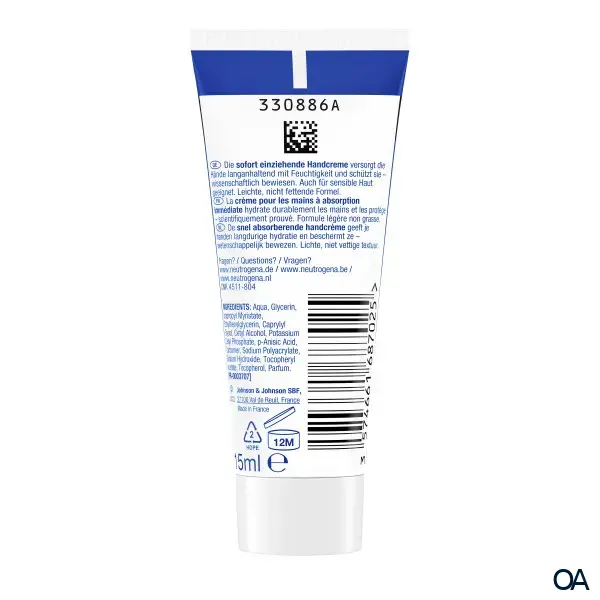 Neutrogena Norwegischen Formel Handcreme Sofort einziehend
