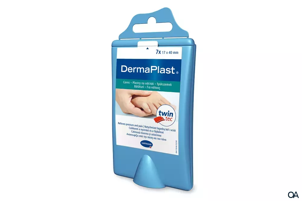 DermaPlast® Hühneraugenpflaster 17 x 40mm DermaPlast® Hühneraugenpflaster 17 x 40mm