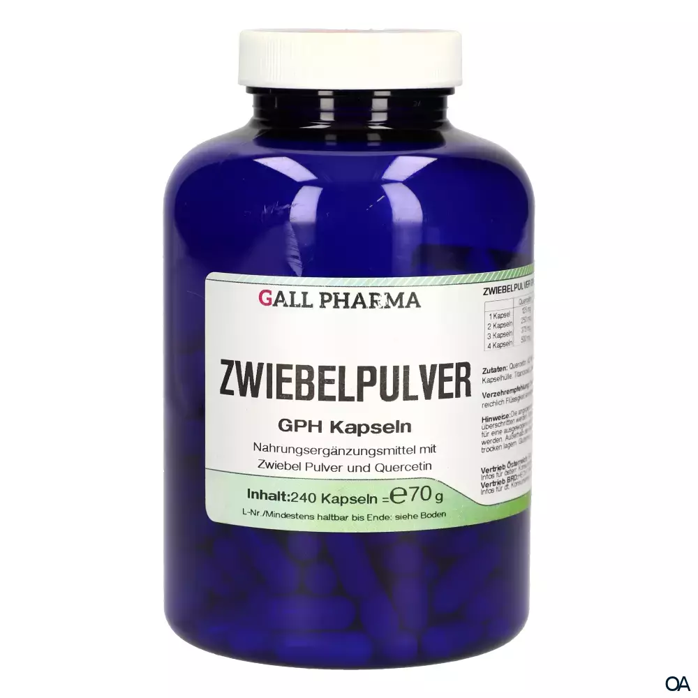 Gall Pharma Zwiebelpulver Kapseln Gall Pharma Zwiebelpulver Kapseln