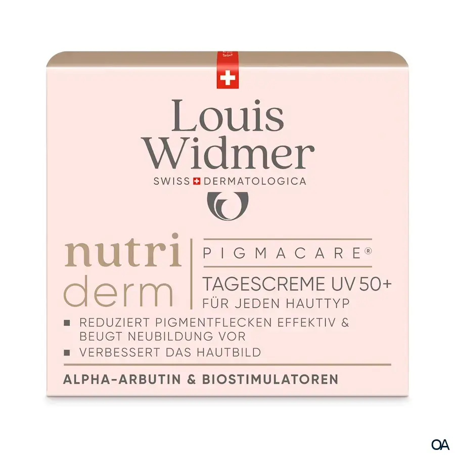 Louis Widmer nutriderm Pigmacare® Tagescreme UV 50+ - leicht parfümiert