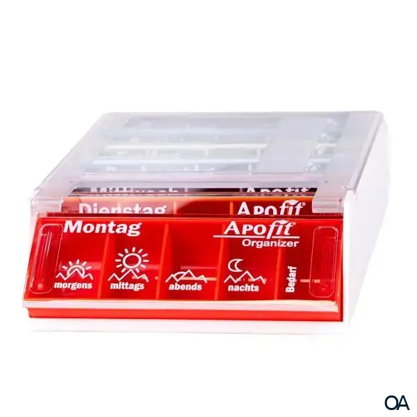 APOfit Wochendispenser 7 Dosierer Organizer bunt