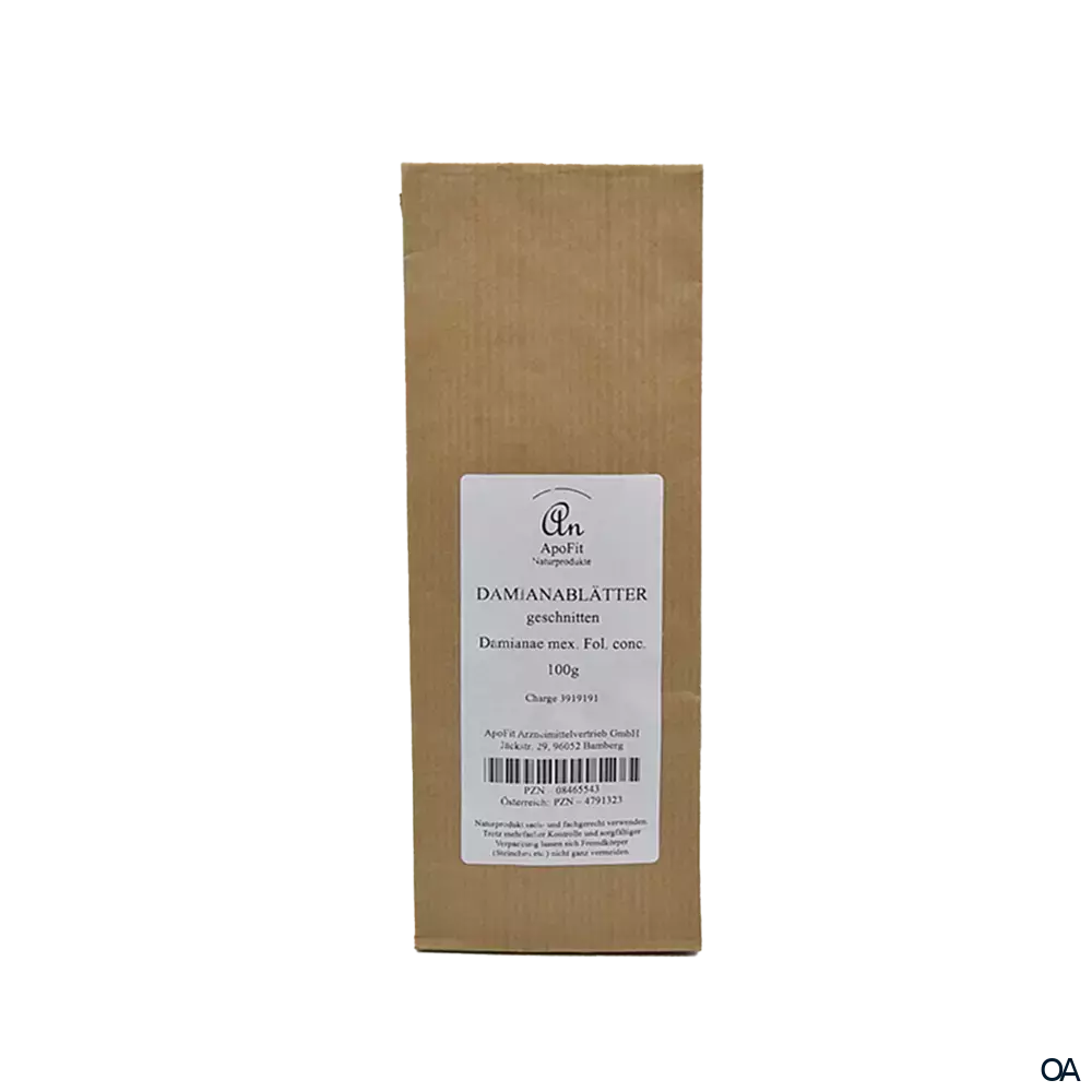 ApoFit Damianablätter geschnitten ApoFit Damianablätter geschnitten