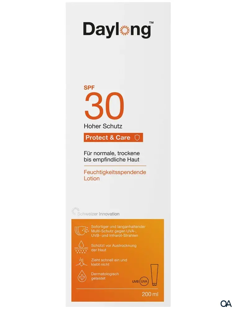 Daylong™ Protect & Care Lotion SPF 30 Liposomale Lotion Daylong™ Protect & Care Lotion SPF 30 Liposomale Lotion