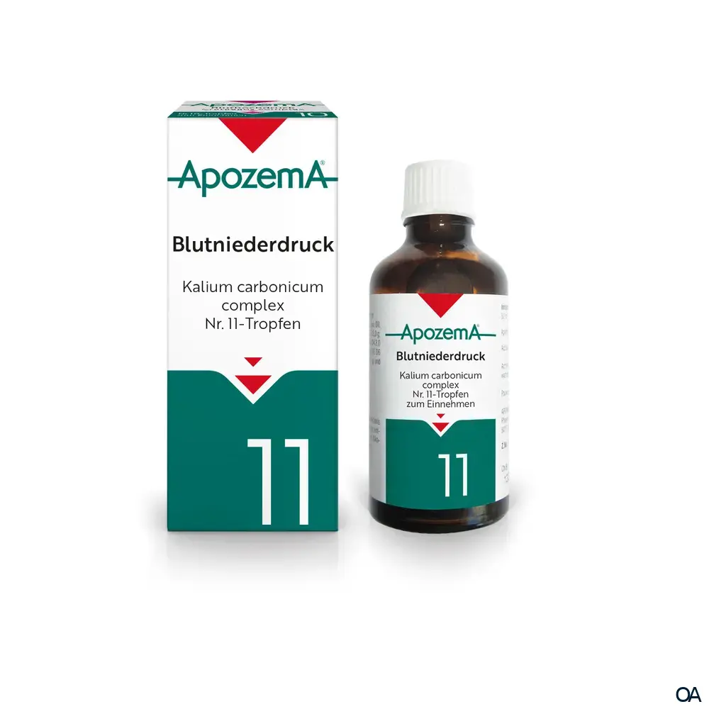 Apozema® Blutniederdruck Kalium carbonicum complex Nr. 11 Tropfen zum Einnehmen